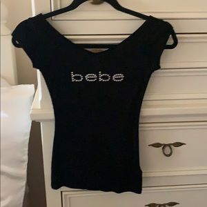 Bebe black tank top